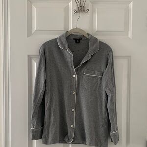 J. Crew Gray PJ Button-Down Shirt XS